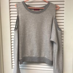 N:Philanthropy distressed gray sweatshirt